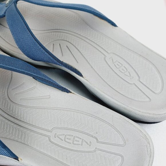 Keen Men\'s Blue Gray Waimea H2 Close Arch Support Slip-On Flip-Flop Sandal Sz 14 main image 9